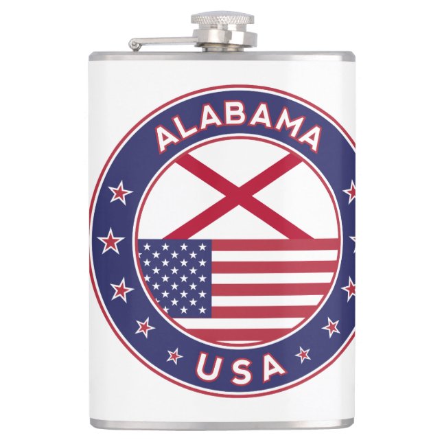 Alabama Hip Flask (Front)