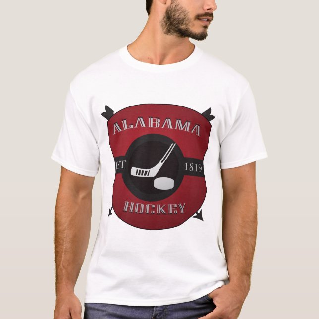 Alabama Hockey Shield Logo T-Shirt (Front)