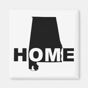 Alabama Home Away From State Fridge Magnet