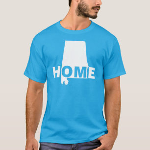 Alabama Home Away From State T-Shirt Tees