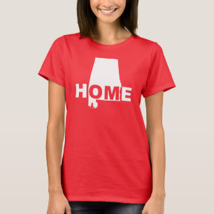 Alabama Home Away From State T-Shirt Tees