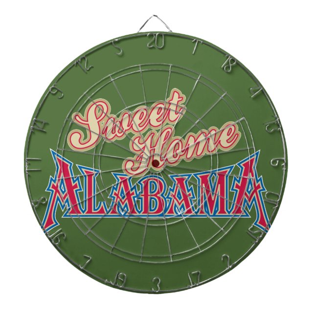Alabama Home Dartboard (Front)