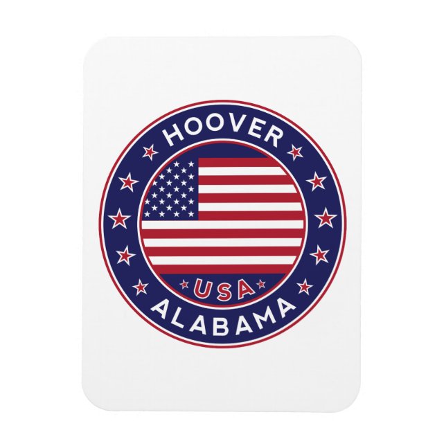 Alabama, Hoover Magnet (Vertical)
