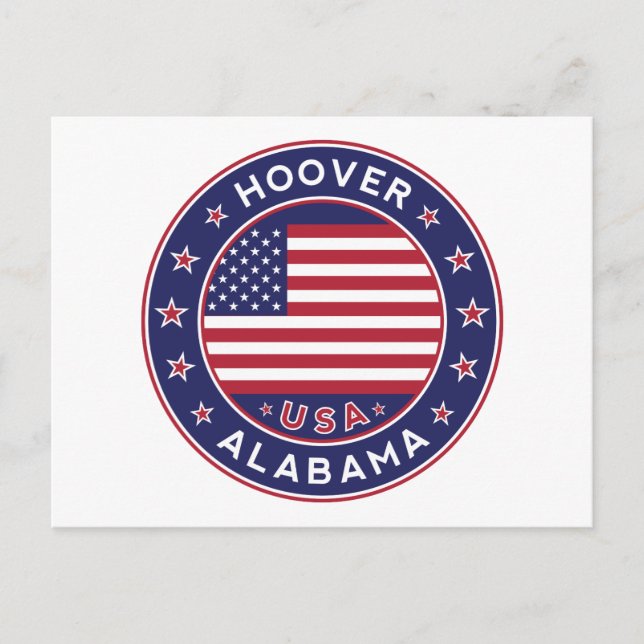 Alabama, Hoover Postcard (Front)