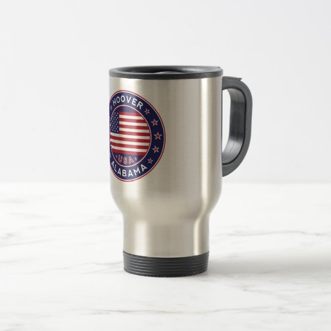 Alabama, Hoover Travel Mug (Front Right)