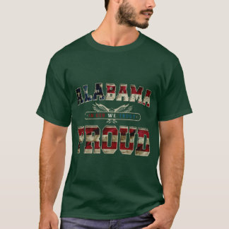 Alabama in my heart Proud Strong Awesome Design Gi T-Shirt