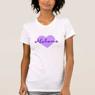 Alabama in Purple T-Shirt