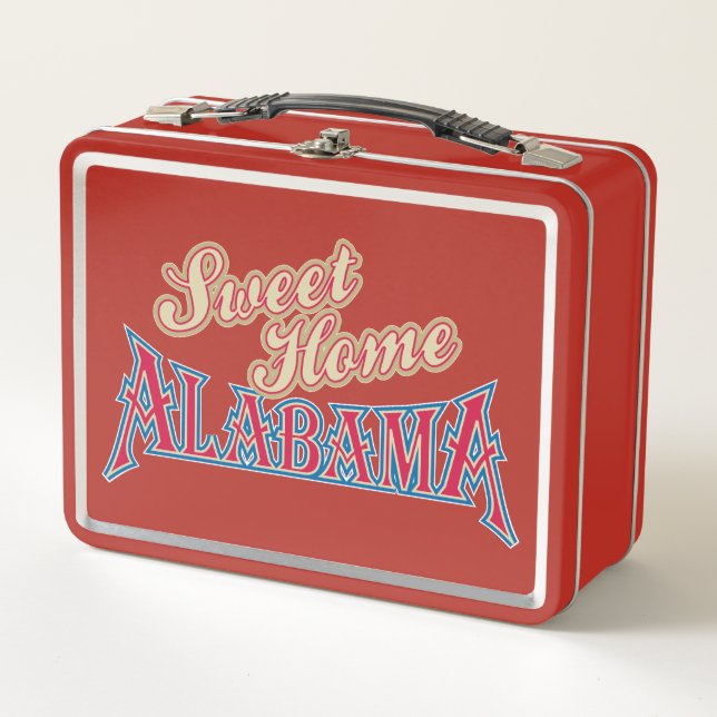 Alabama is Home Metal Lunch Box (Front)