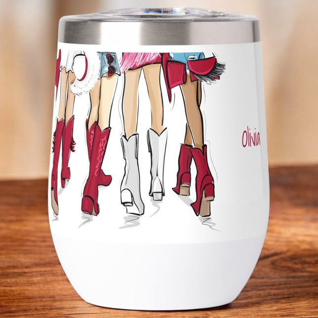 Alabama Ladies Fashion Cowboy Boots Crimson Custom (Creator Uploaded)