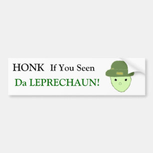 Alabama Leprechaun Bumper Sticker