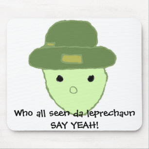 Alabama Leprechaun Mouse Pad
