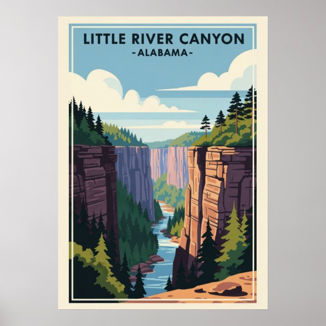 Alabama Little River Canyon V01 Poster (Front)