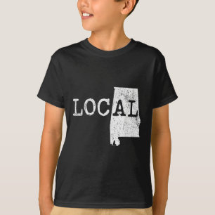 Alabama Local Pride Raised Men Women Kids T-Shirt