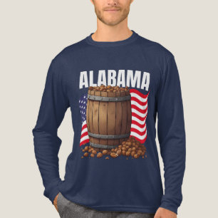 Alabama Men's Bella+Canvas Long Sleeve Dark Tri-Blend Shirt