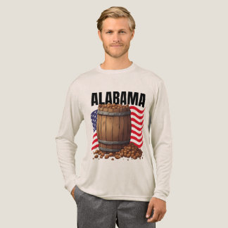 Alabama Men's Bella+Canvas Long Sleeve Tri-Blend Shirt