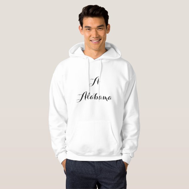 Alabama Monogram Hoodie (Front Full)