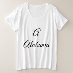 Alabama Monogram Plus Size T-Shirt
