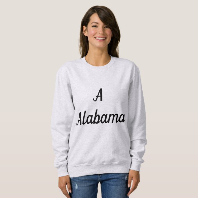 Alabama Monogram Sweatshirt (Front Full)