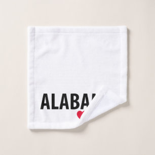Alabama my love wash cloth