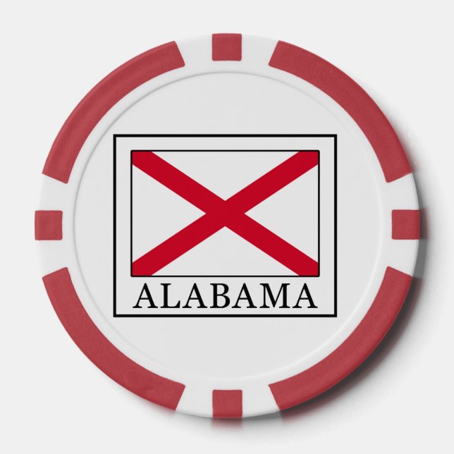 Alabama Poker Chips (Front)