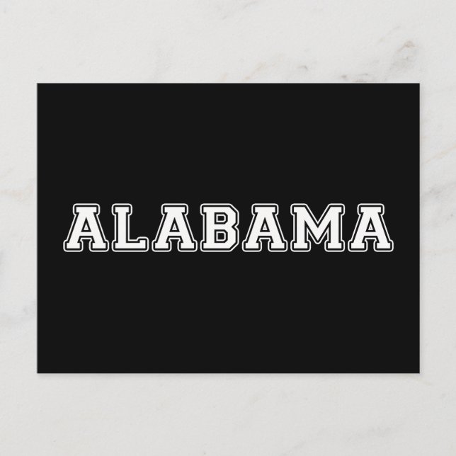 Alabama Postcard (Front)