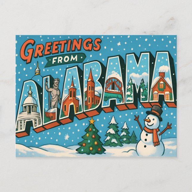 ALABAMA Postcard (Front)