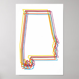 alabama pride blur poster