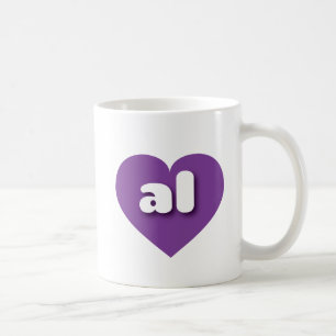 Alabama purple heart - I love al Coffee Mug