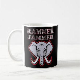 Alabama Rammer Jammer Houndstooth Elephant Tide Fo Coffee Mug