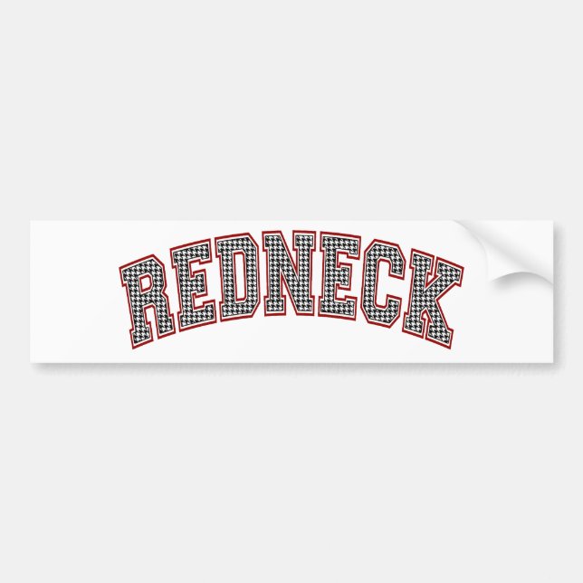 Alabama Redneck Bumper Sticker (Front)