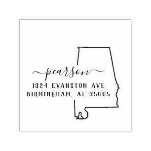 Alabama Return Address Stamp Self-Inking