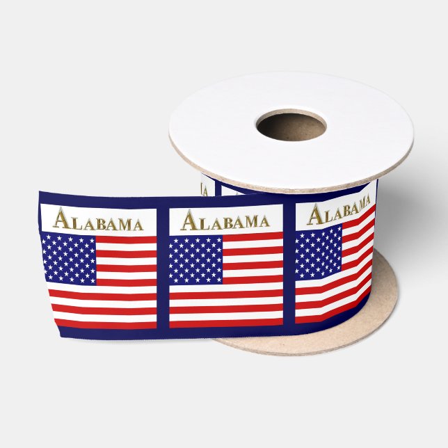 ALABAMA SATIN RIBBON (Spool)