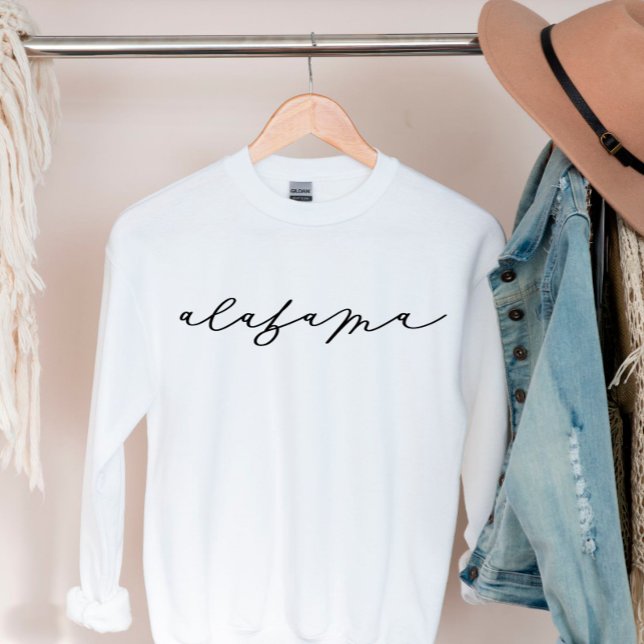 Alabama Script State Women’s Sweatshirt (Creator Uploaded)