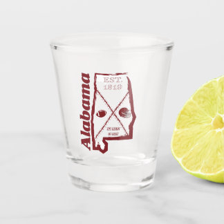 Alabama Shot Glass