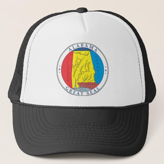 Alabama sign trucker hat (Front)