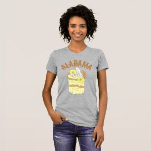 Alabama Southern Banana Pudding Dessert Foodie AL T-Shirt
