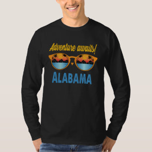 Alabama Souvenir Love Travel Trip Usa States Alaba T-Shirt