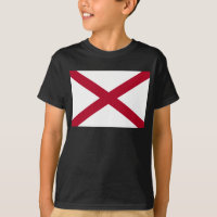 Alabama: St Andrew Crimson Cross Flag