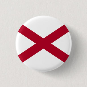 Alabama State Flag 3 Cm Round Badge