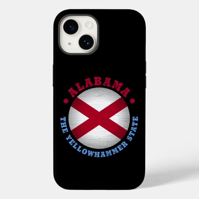 ALABAMA STATE FLAG Case-Mate iPhone CASE (Back)