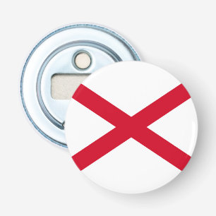 Alabama State Flag Design Decor Bottle Opener