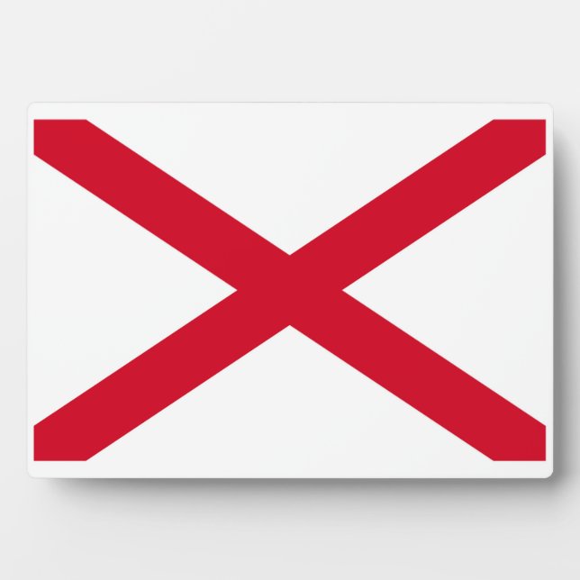 Alabama State Flag Design Plaque (Front)
