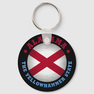 ALABAMA STATE FLAG KEY RING
