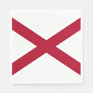 Alabama State Flag Napkin