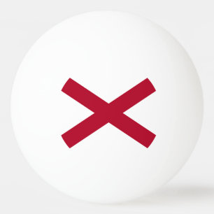 Alabama State Flag Ping Pong Ball