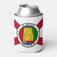 Alabama State Flag/ State seal superimposed