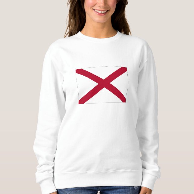 Alabama State Flag Sweatshirt (Front)