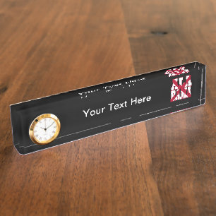 Alabama state flag text nameplate