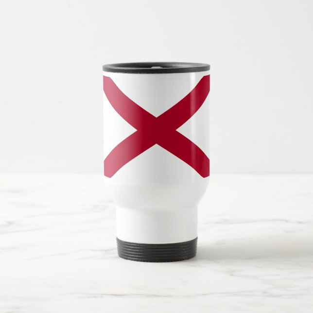 Alabama State Flag Travel Mug (Center)