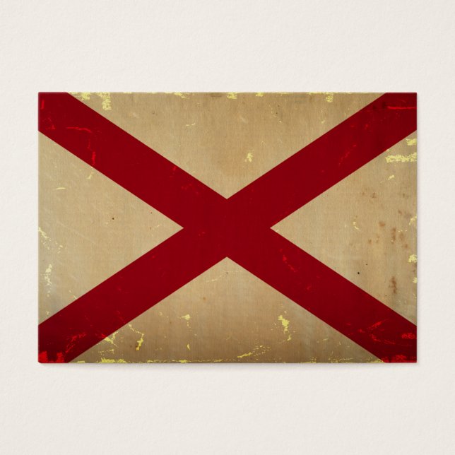 Alabama State Flag VINTAGE. (Front)